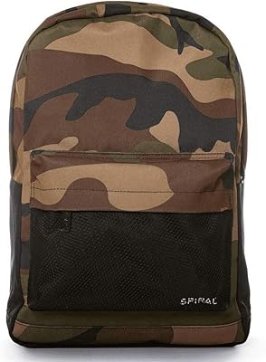 Spiral Woodland Camo Backpack [Camo]