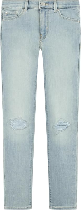 jeans súper ajustados para niña
