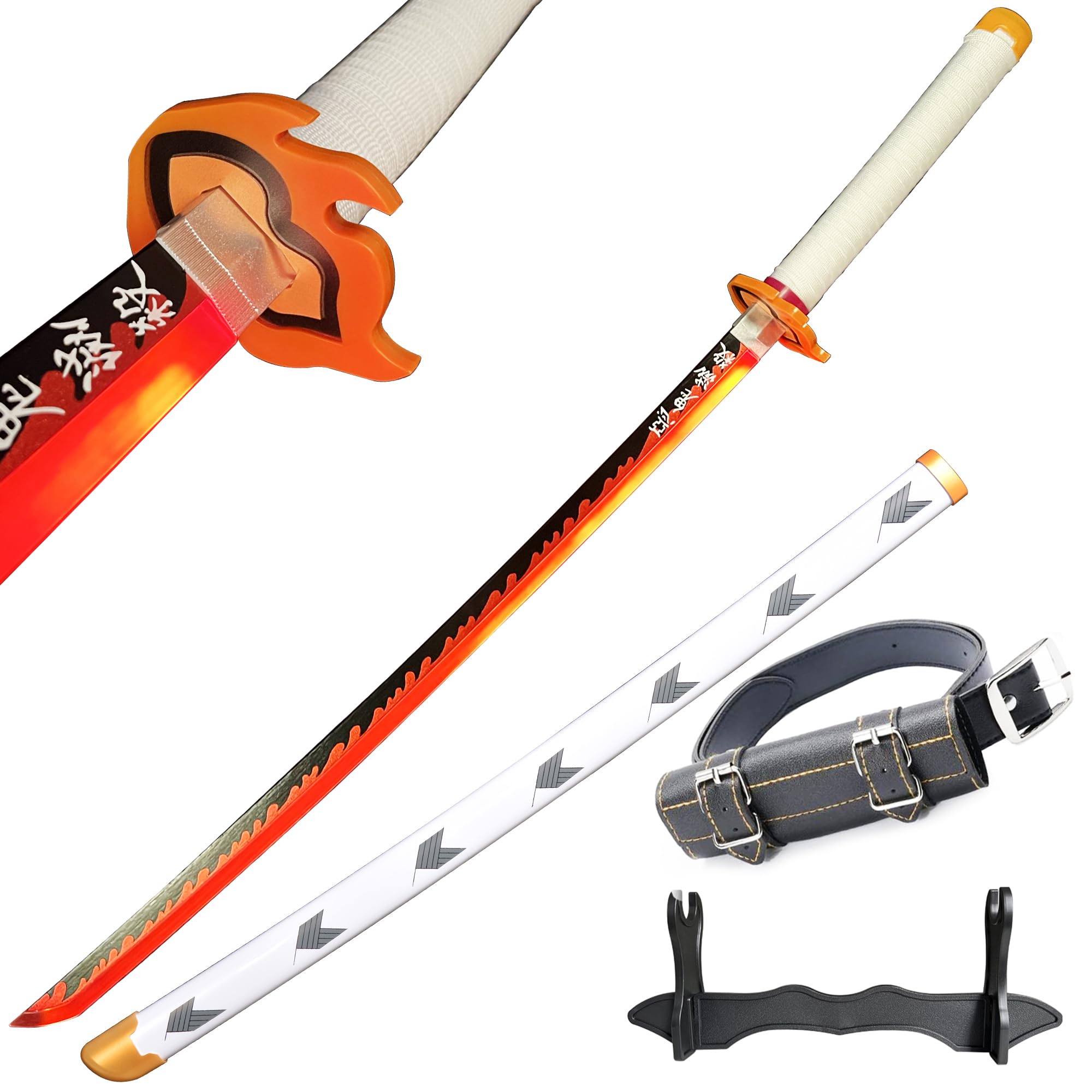 LED Light Up Sword Anime Demon Slayer Sword Katana Cosplay 41 inch, Collectible Gift, Multiple Styles Available