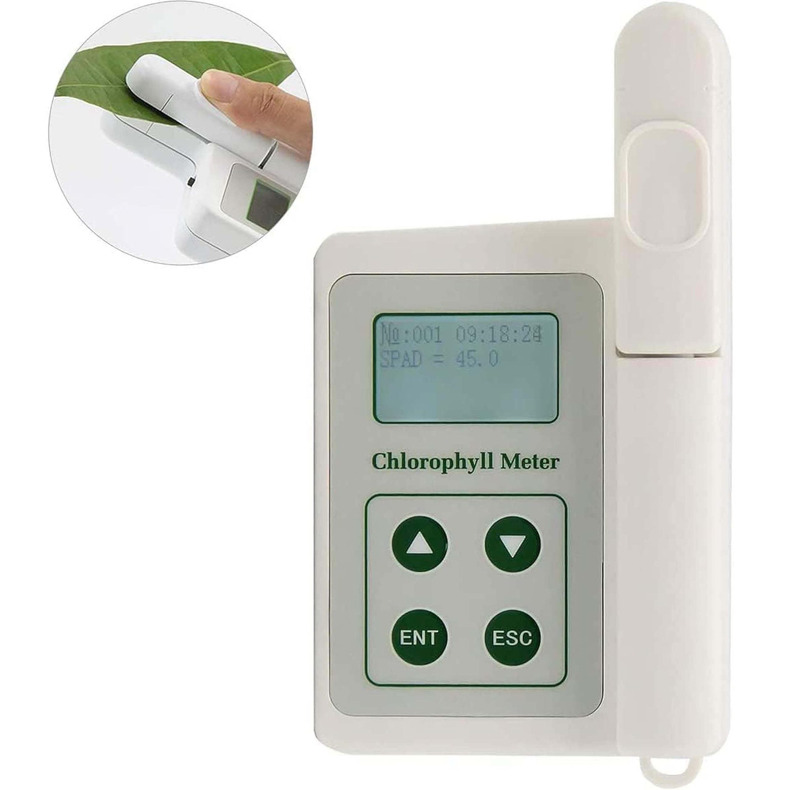 Tys-A Compteur De Chlorophylle Portable pour Tester La Chlorophylle des Plantes, Analyseur De Chlorophylle Portatif, Instrument Test De Nutrition des Plantes, Testeur De Chlorophylle