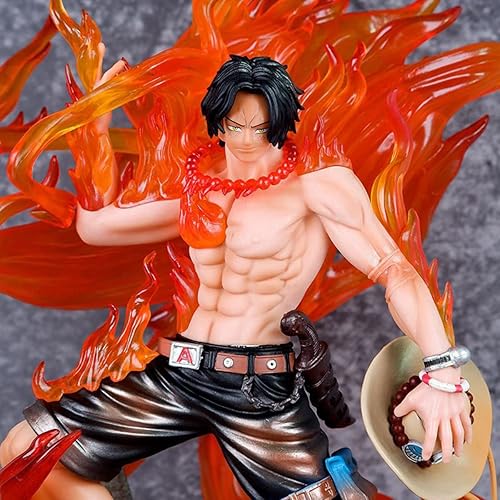 Miniatura 2 de HongzyFirm One Piece Portgas D Ace GK Dai Enkai Entei Anime Figure Statues Height 35cm