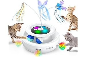 【2023 Upgraded】3-in-1 Electronic Cat Toy - Ultimate Joy for Your Feline Friend