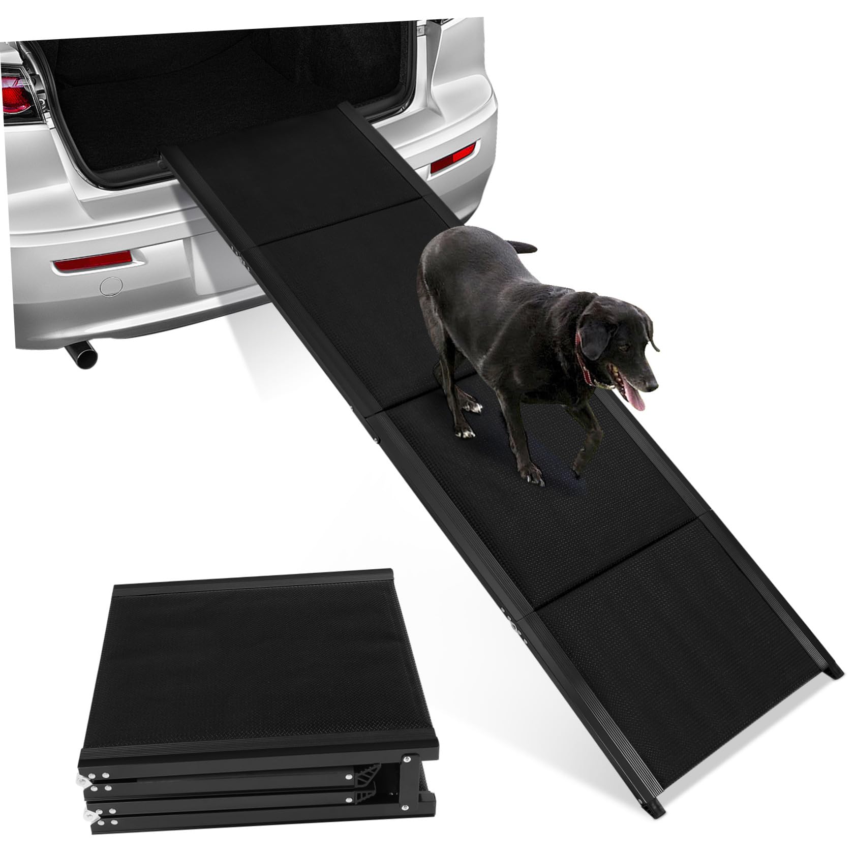 Rampe pliable pour chien grosse taille aluminium tissu oxford marchepieds larges voiture lit haut