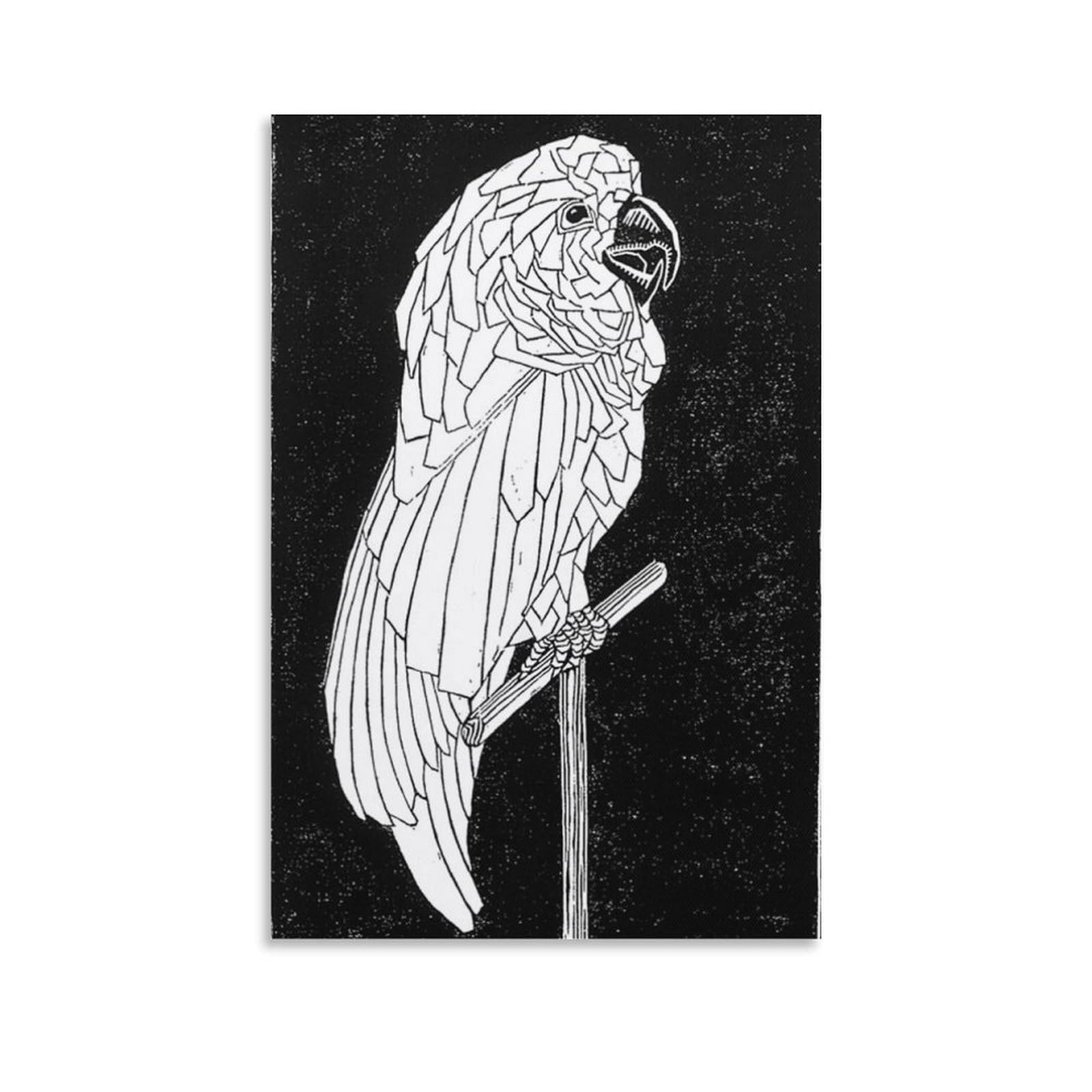 M.C. Escher Parrot Wall Art Poster Art Poster Canvas Painting Decor Wall Print Photo Home Modern Decorative Posters 20x30inch(50x75cm)