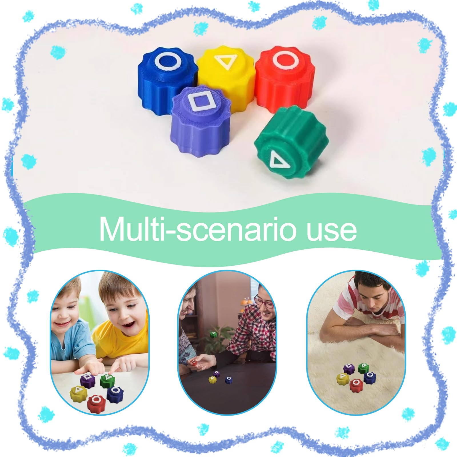 Giochi tradizionali coreani, 5 pezzi Gonggi Giochi coreani, Gonggi Gonggi Jack Stone Catch Game, gioco di reazione perfetto per bambini e adulti (giallo)