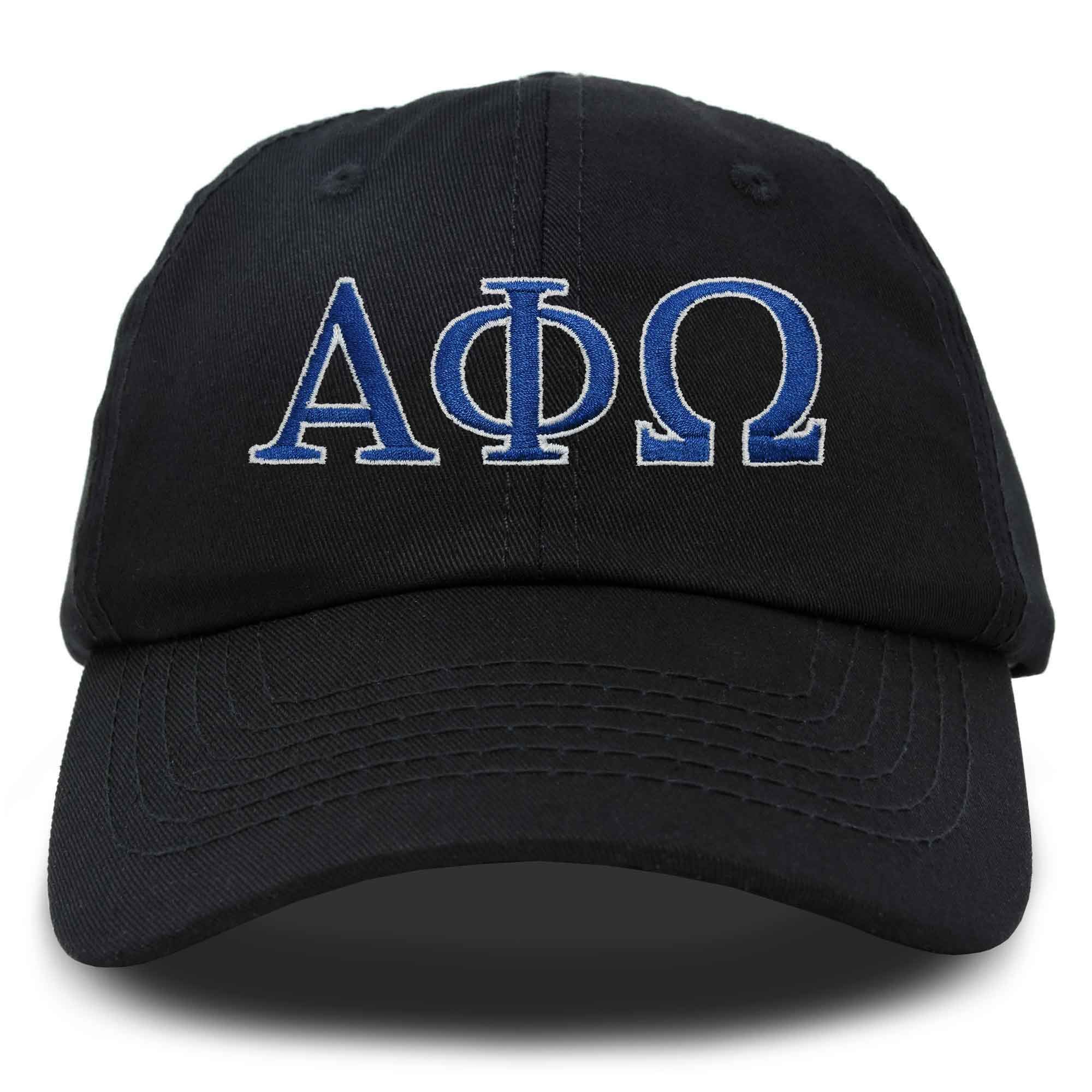 DALIX Alpha Phi Omega Greek Letters Ball Cap Embroidered Hat