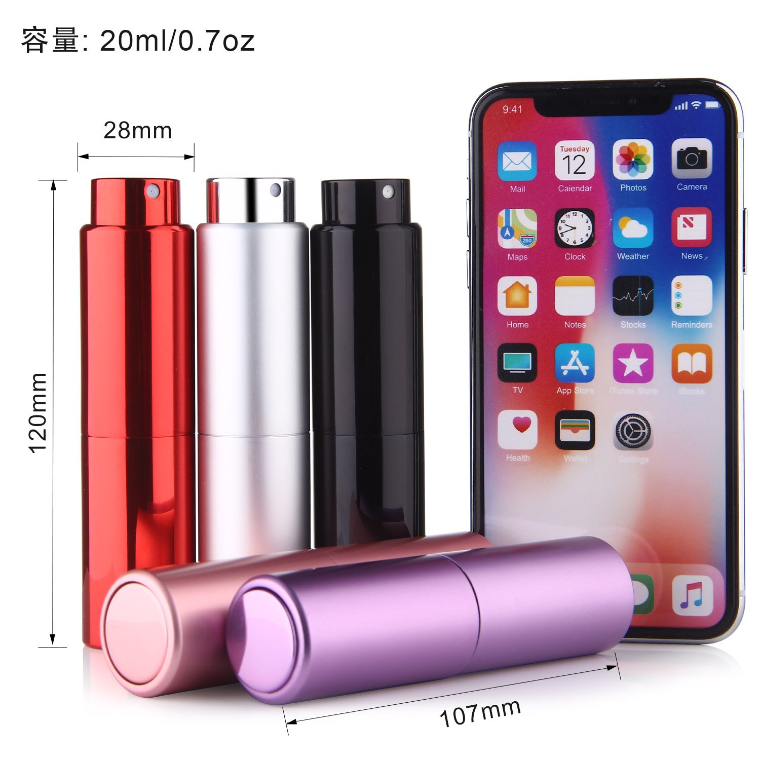 Amazon.co.jp: 香水アトマイザー Faireach 香水瓶 香水ガラス 香水