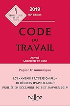 Download Code du travail 2019, annoté et commenté en ligne - 82e éd. PDF
