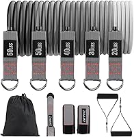 Vista 11 de Resistance Bands with Handles, Single Resistance Bands, Exercise Bands with Handles, for Resistance Training, Physical Therapy, Home Workouts