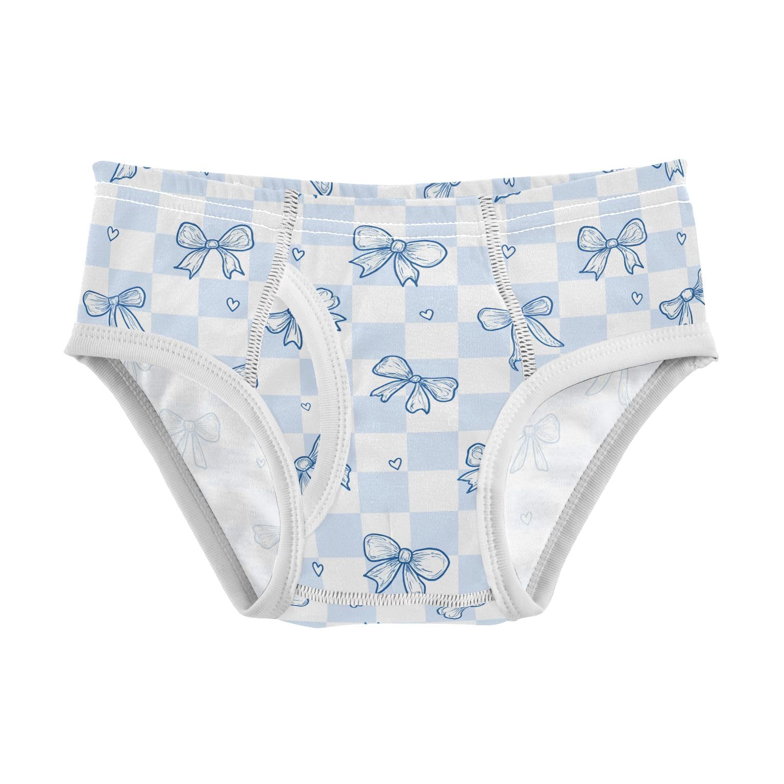 Boys Exclusive Briefs Toddler Underwear 95 Combed Cotton Boxerbriefs 2T Blue Bow Checkboard