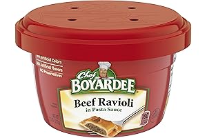 Gourmet Beef Ravioli in Pasta Sauce - Ready in under 2 Minutes