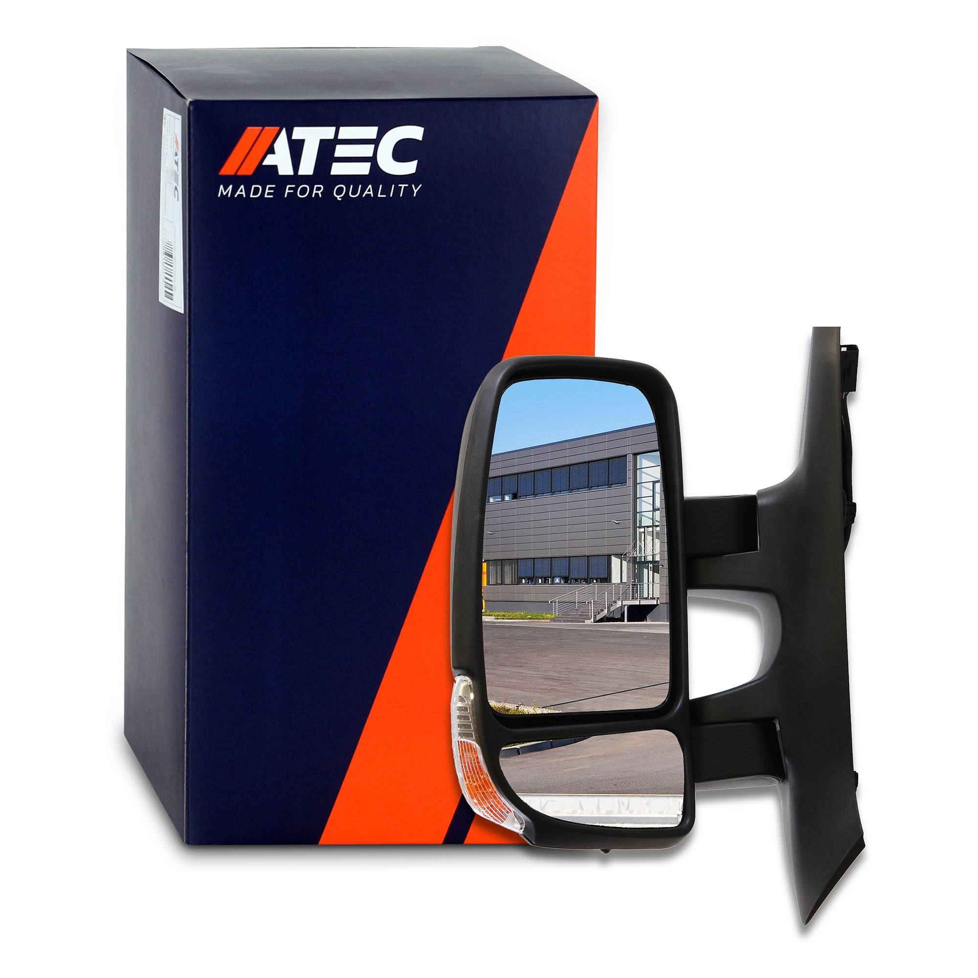 Specchio Retrovisore Elettrico Sinistro Riscaldato Per Citroën Jumper, Fiat Ducato, Peugeot Boxer | Con Sensore Temperatura E Indicatore A LED
