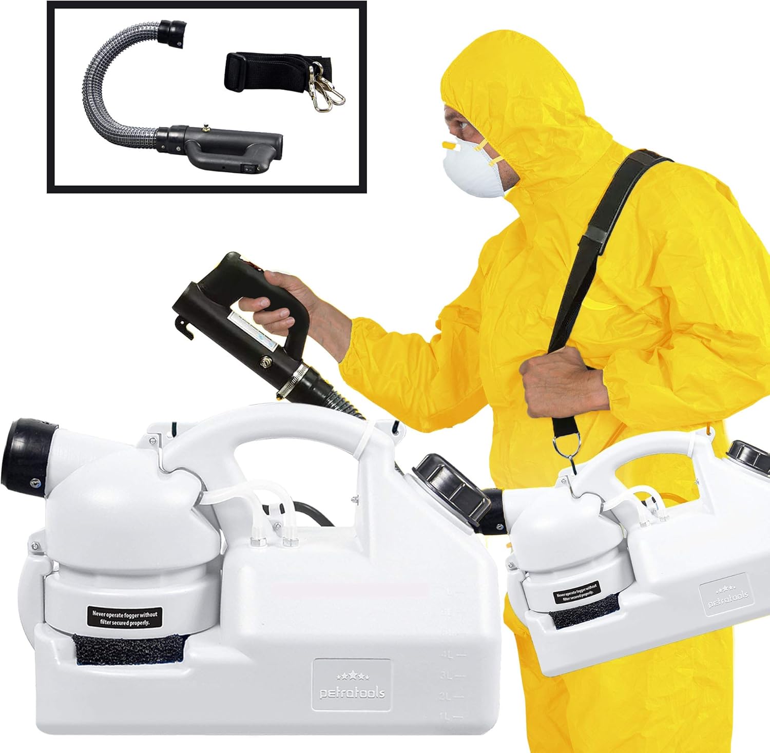 PetraTools ULV Fogger Fogger Machine, Mist Blower, Ultra Low Volume