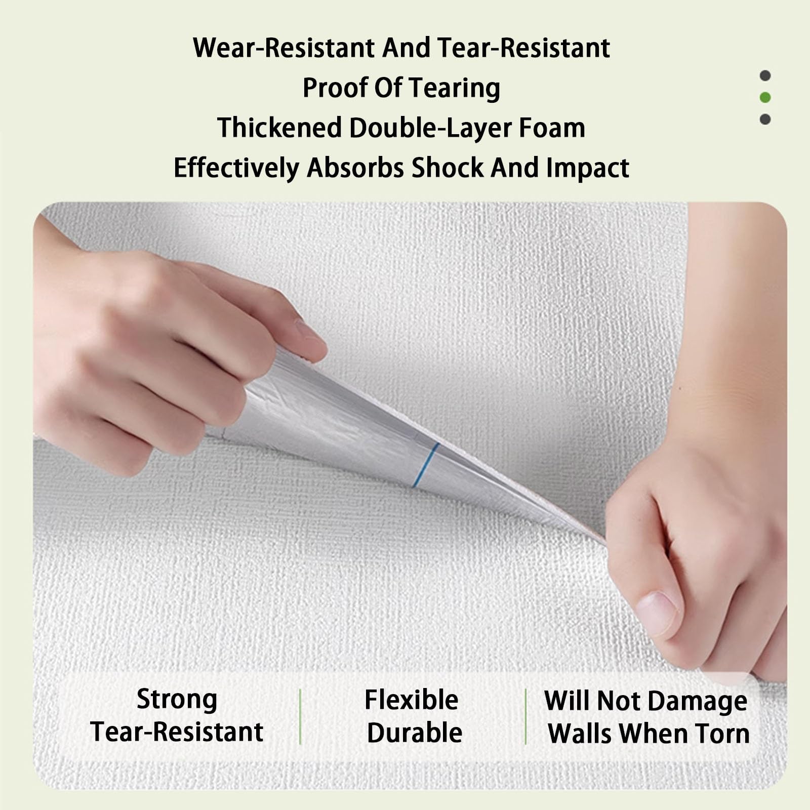 Papel Pintado Autoadhesivo 3D 5mm Papel de Pared no se Decolora Lámina de Aluminio, Aislamiento Térmico Adhesivo Paneles de Pared, Pegatinas Decorativas para Salón