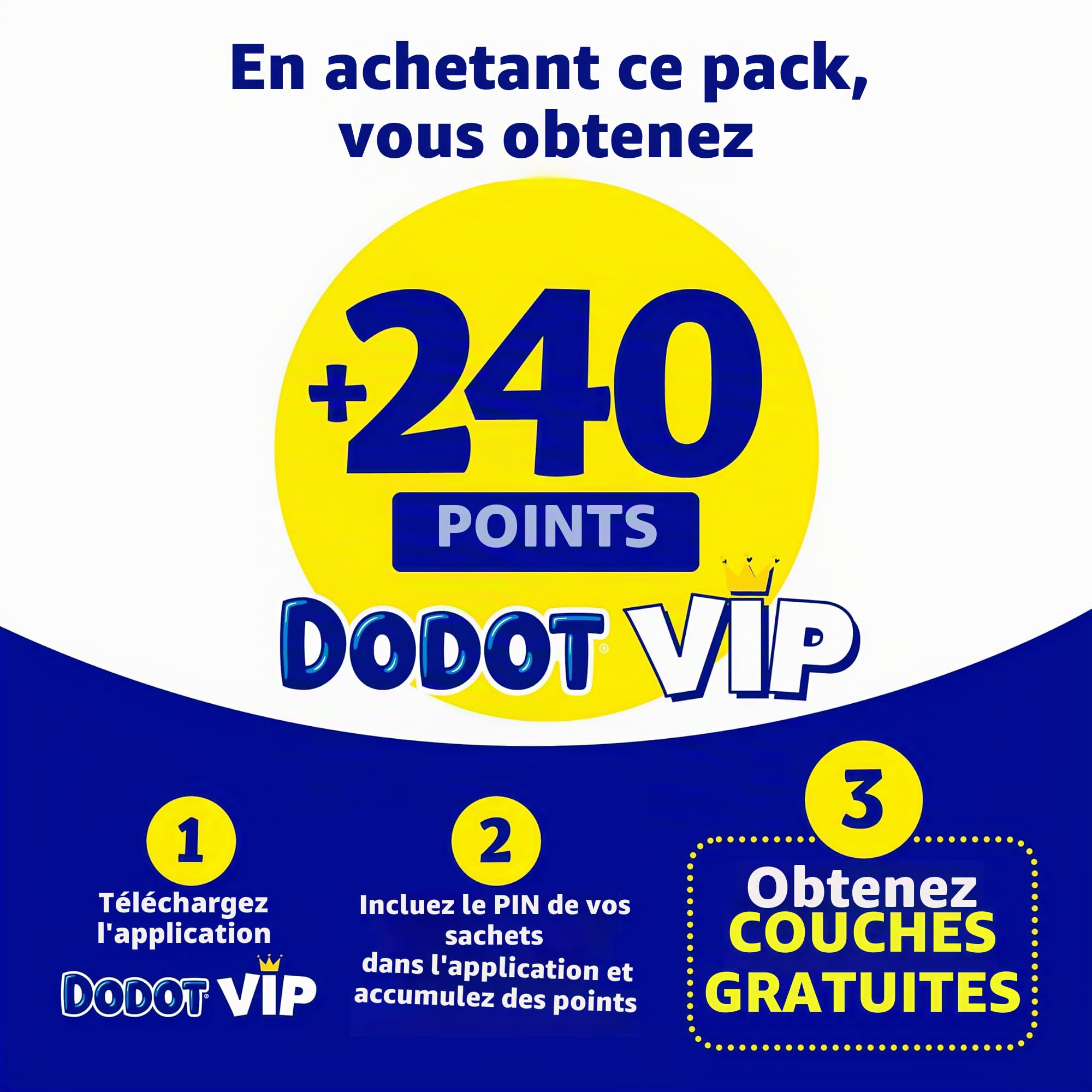 Dodot Sensitive - Couches pour bébé Talla 2 (240 Unidad)