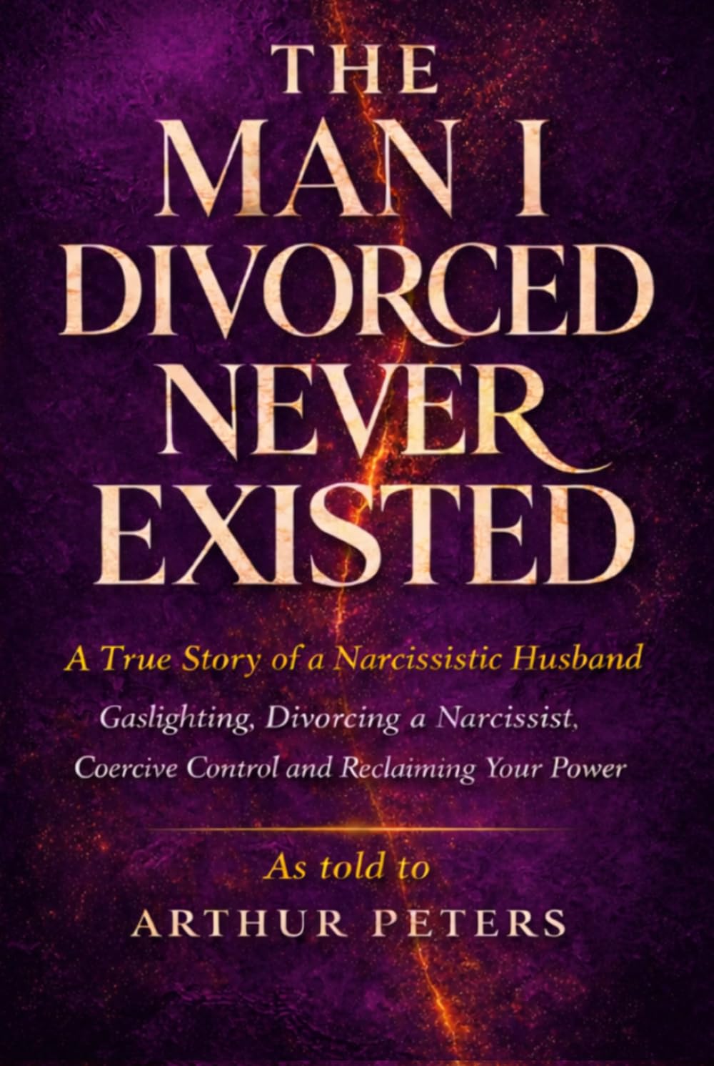 The Man I Divorced Never Existed: A True Story of a Narcissistic Husband: Gaslighting, Coercive Control, Divorcing a Narcissist, and Recovery from Narcissistic Abuse (The Never Existed Series)