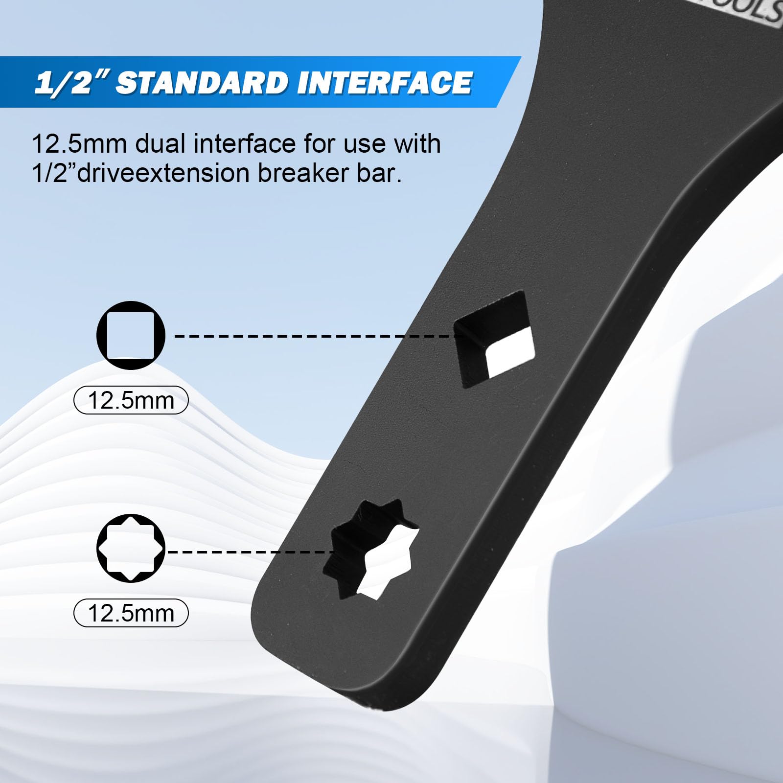 DAYUAN Automotive Lower Control Arm & Ball Joint Removal Tool ol, Braccio trasversale Leva Strumento a Y per la rimozione di bracci trasversali e giunti sferici, Lower Ball Joint Pry