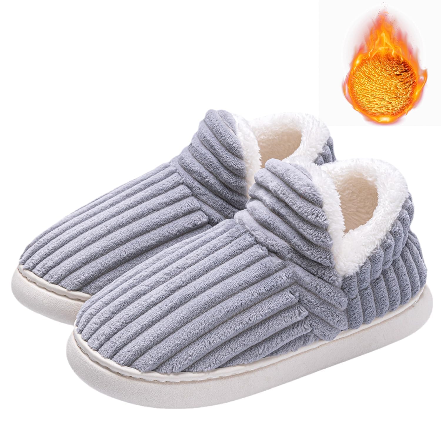 EXQSTCloud Slippers Warm winter fluffy slippers Sunshine Cloud Slippers Unisex non-slip comfortable thick sole