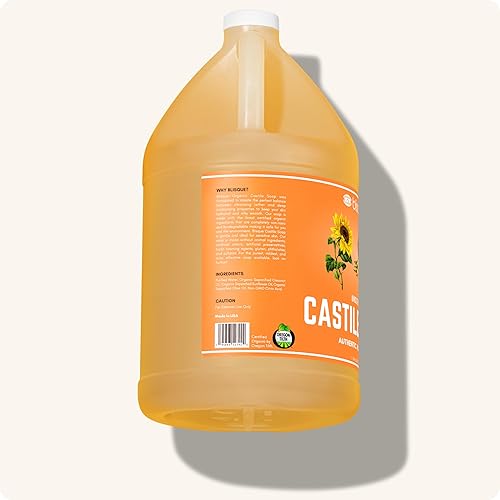 Miniatura 10 de Blisque Jabón de Castilla orgánico Sin perfume Jabón líquido suave hidratante puro Biodegradable y ecológico Con aceite de oliva y coco