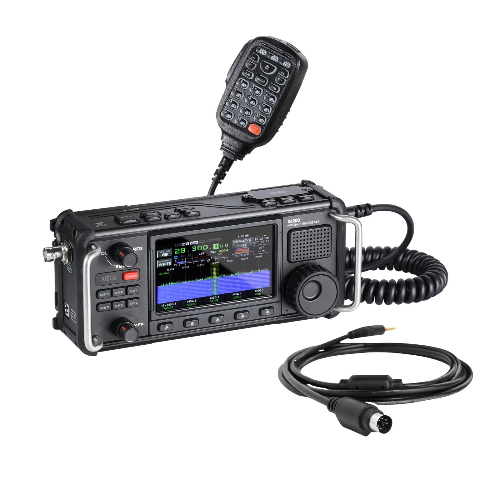 Amazon.com: [with L4001 Cable] Xiegu X6200 HF Radio Transceiver