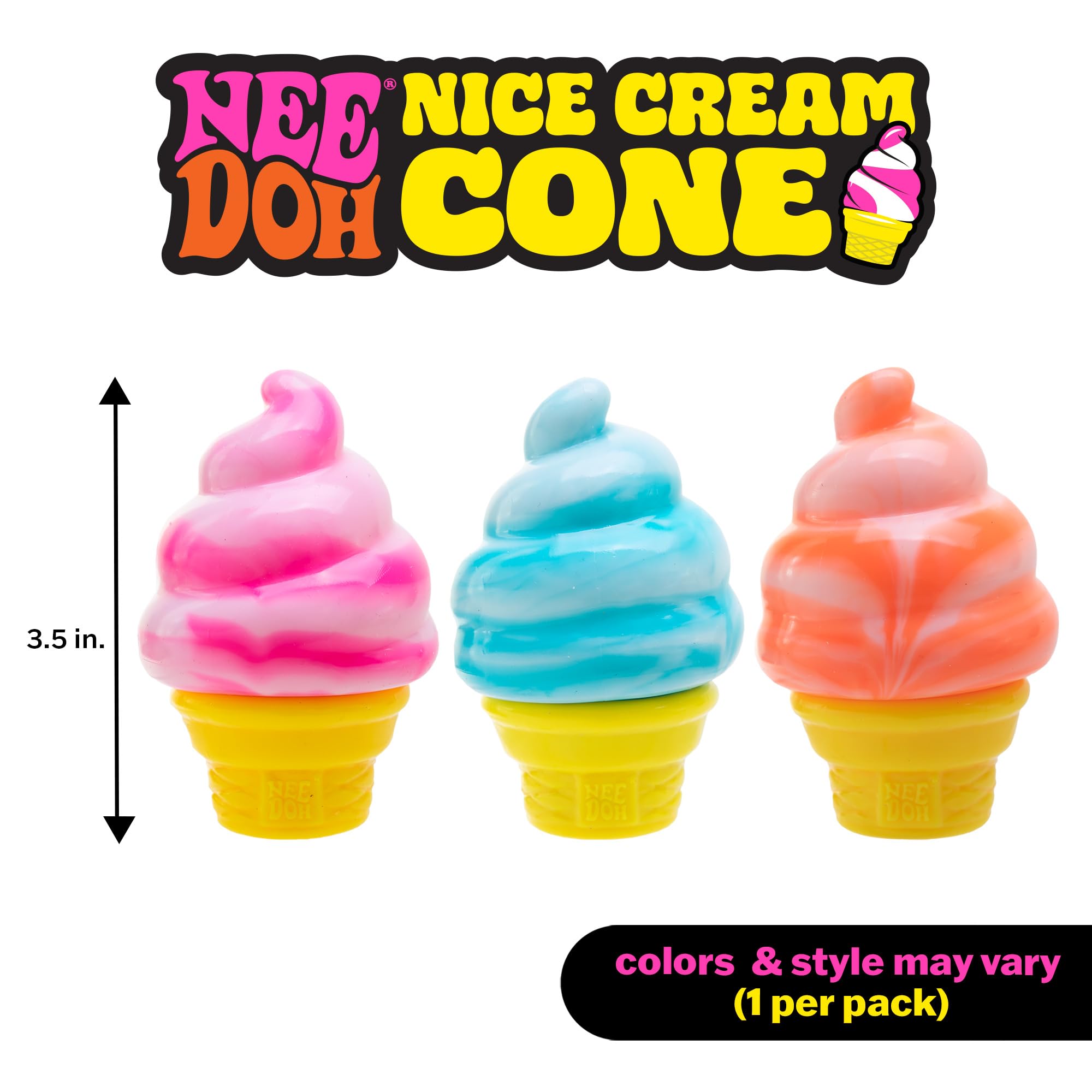 Amazon.com: Schylling Needoh Nice Cream Cone - Juguete sensorial