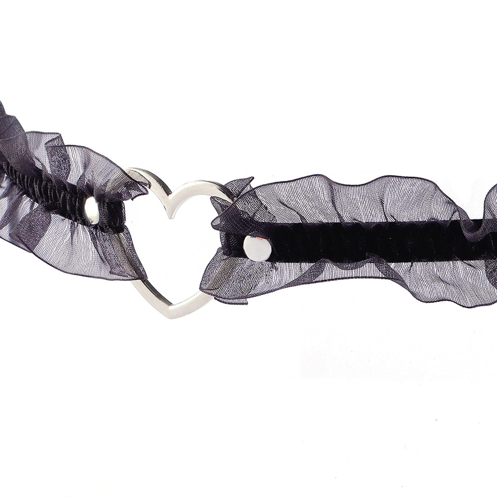 MILAKOO Black Punk Choker Charm Stretch Gothic Tattoo Chokers Necklace and Bracelet Set for Women: C-Black