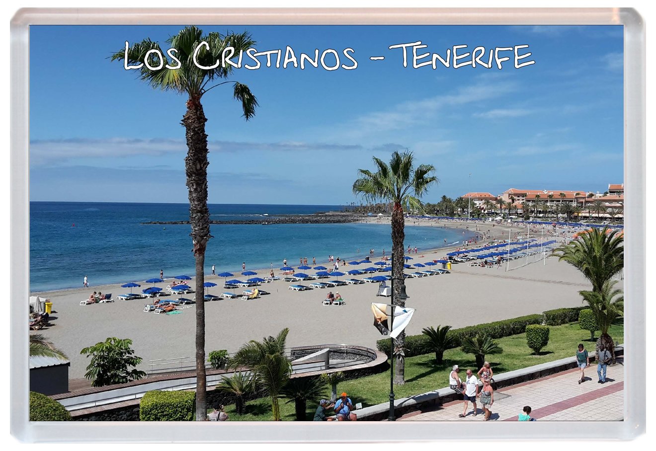 Baked Bean Store Multicolor Los Cristianos - Tenerife - Jumbo Fridge Magnet