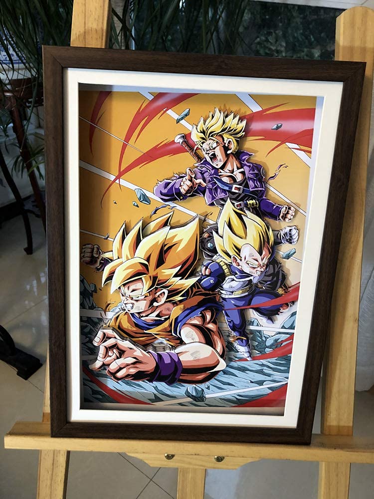 ★ドラゴンボールZ☆海外限定　立体画　絵画　アート　3D仕様　タイプA2 ☆ドラゴンボールZ☆海外限定 立体画 絵画 アート 3D仕様 タイプ