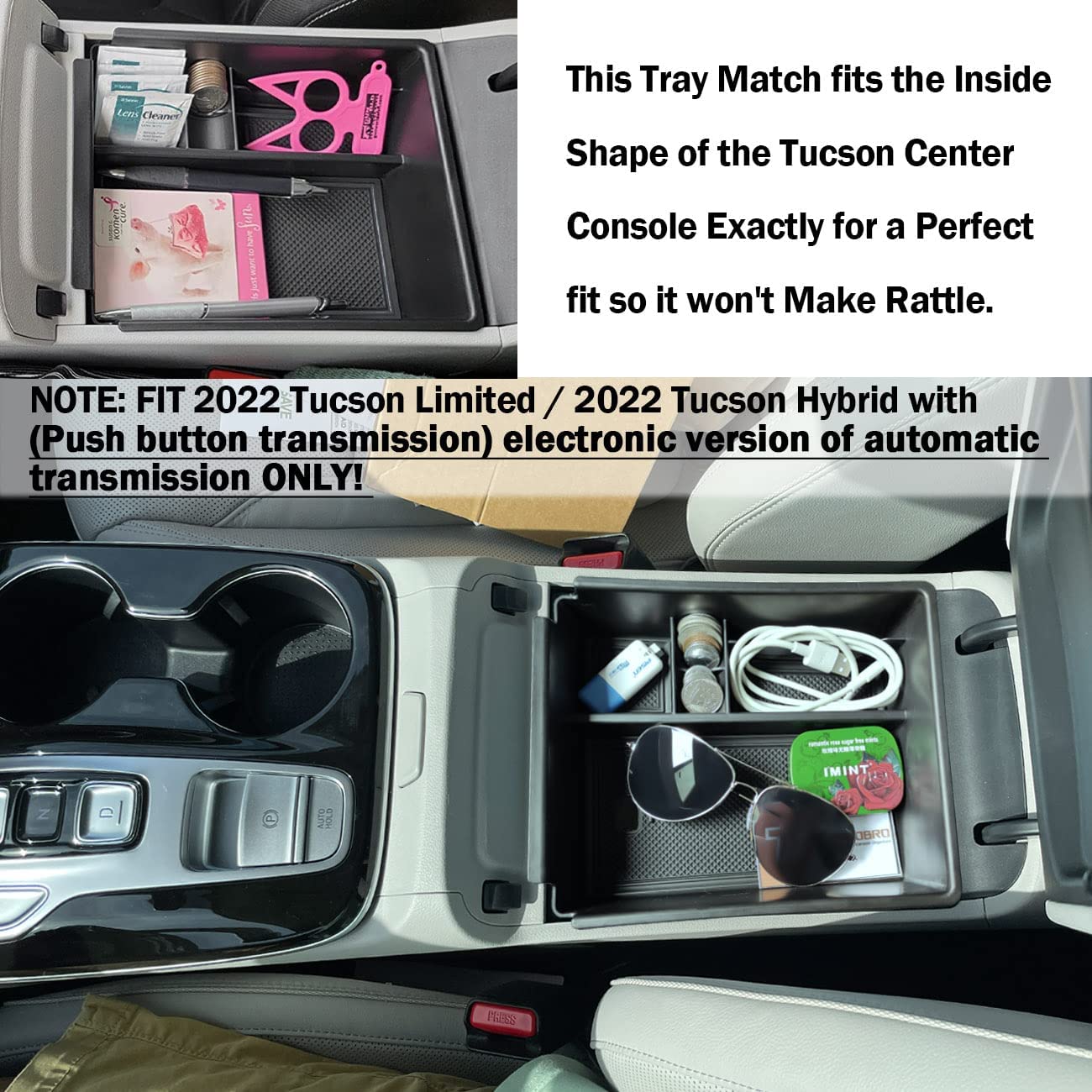 Organizador Inferior De Consola Central Para Hyundai Tucson 2025, Compartimentos Central De Suelo, Portavasos, Caja De Almacenamiento, Accorios Para Coche - AliExprs 34