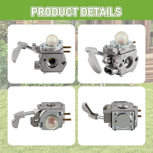 Miniatura 4 de 308054114 308054075 Kit de carburador apto para Homelite 26B soplador de hojas UT09526 26cc con herramientas de ajuste de piezas Filtro de aire