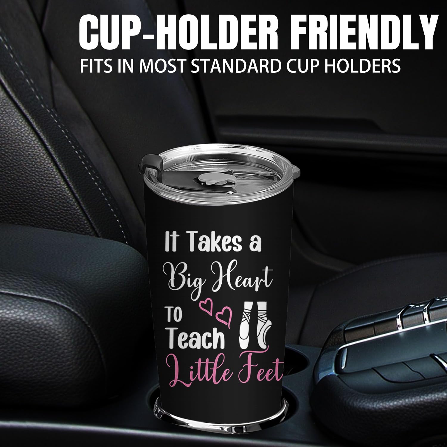 Dance Teacher Gifts, Teacher Appreciation Week Gifts, 20 oz Stainless Steel Vacuum Insulated Tumbler
