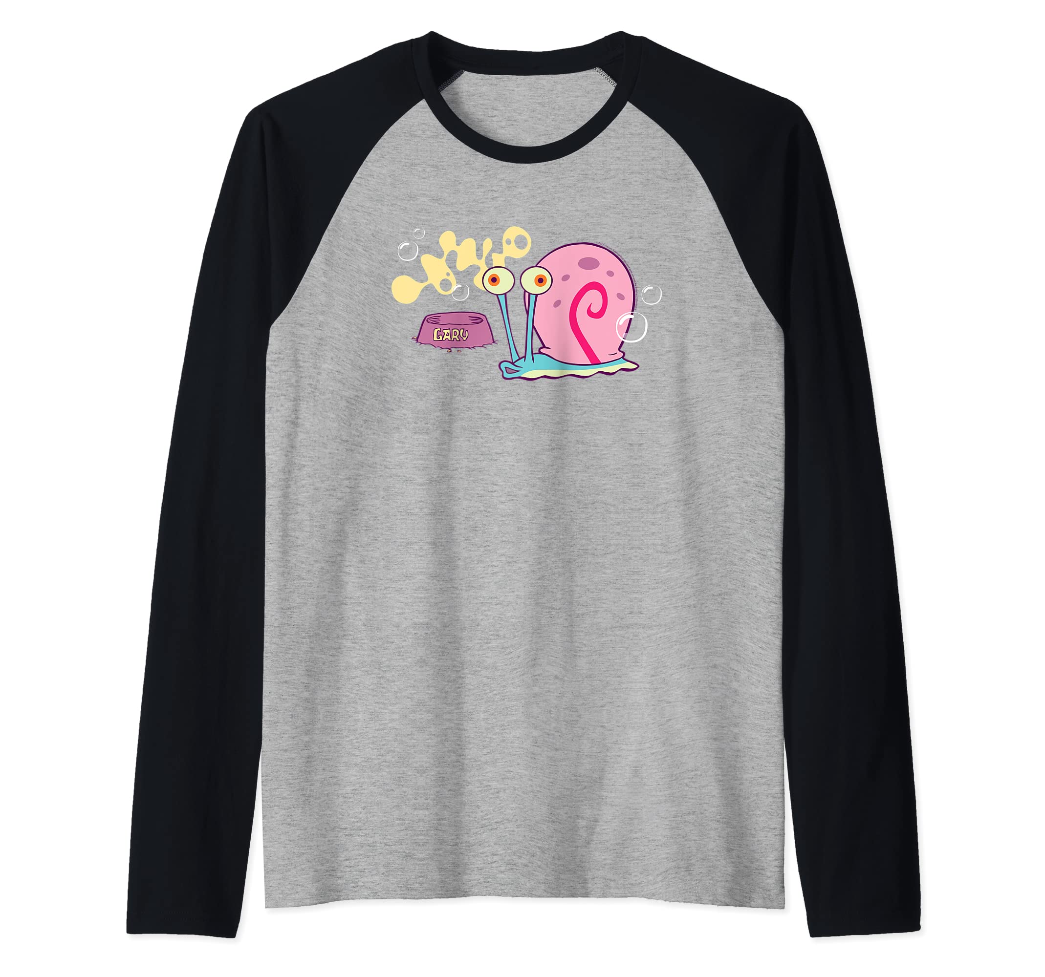 SPONGEBOB SQUAREPANTSGary the Snail Raglan Baseball Tee
