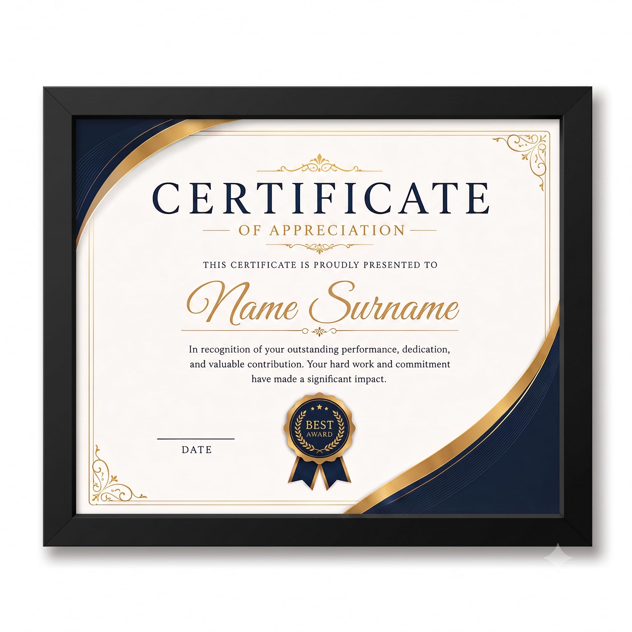 Photo Frame for Certificates (BLACK, Pack of 4)-image-35