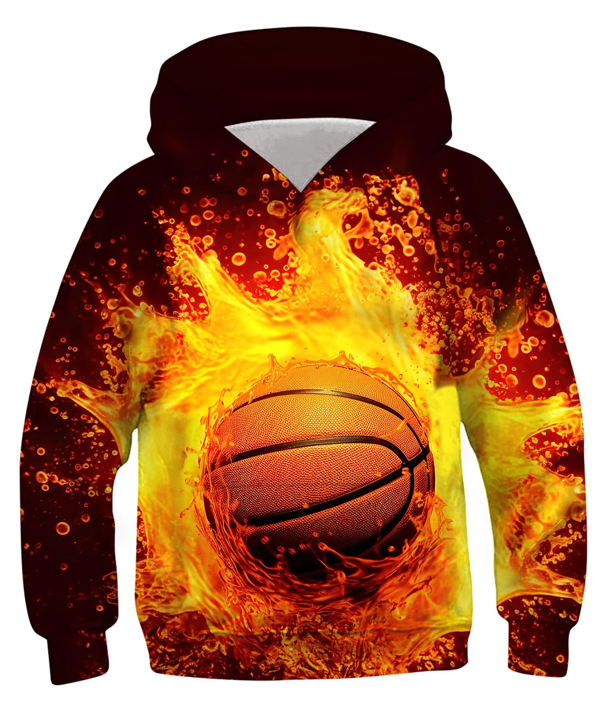 TUONROAD Boys Hoodies 3D Graphic Sweatshirt Lightweight Pullover 6-16T cool