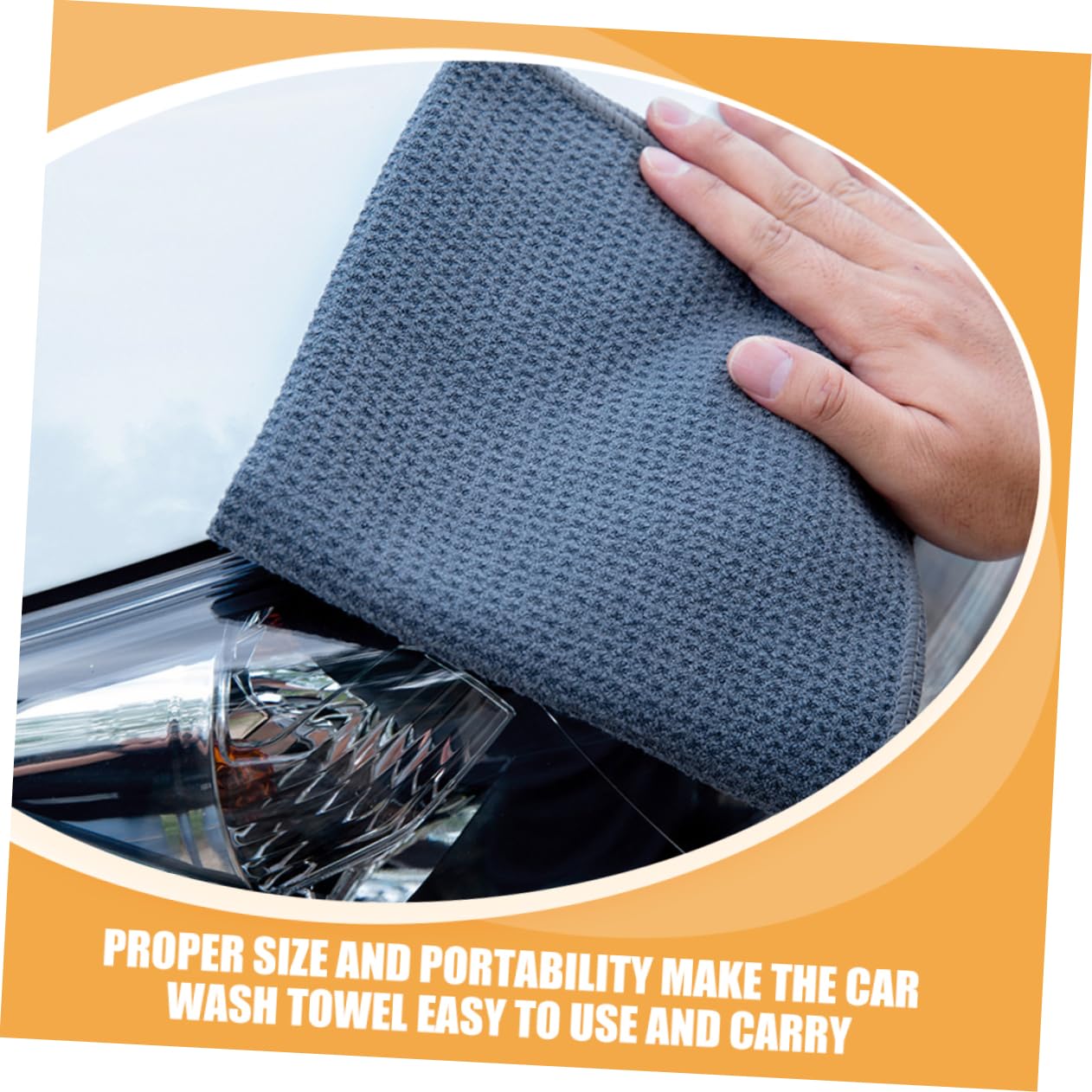 GLEAVI 5piezas Toalla De Microfibra Absorbente para Coche Paño De Limpieza Reutilizable y Secado Rápido para Limpieza Interior y Exterior De Vehículos