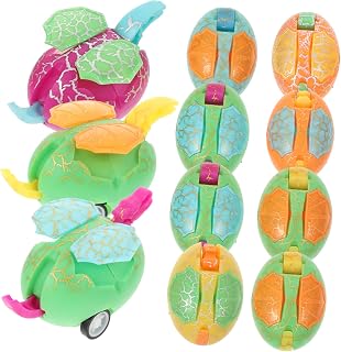 Alasum 48 Pcs Dinosaur Egg Pull Back Car Toy Cars for Kids Toy Cars for Boys Kids Car Toys Funny Pull Back