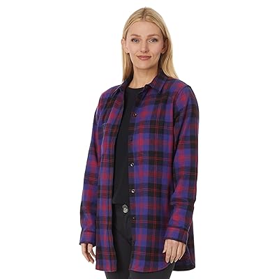 L.L.Bean Scotch Plaid Flannel Tunic Women