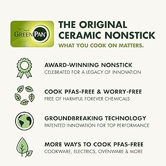 GreenPan Nonstick Reserve Pro 10 Piece Cookware Set, NSF Certified Ceramic, Hard Anodized PFAS-Free Pots & Pans Set with Lids, Stainless Steel Handles, Oven & Dishwasher Safe, Harvest Orange