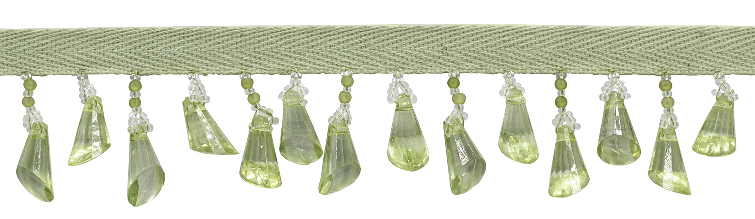 Bordure de frange à perles pour rideaux et décoration de salon bohème chic