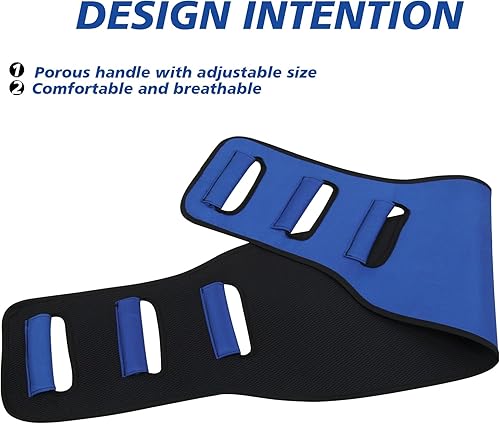 Miniatura 7 de Eslinga de transferencia, tablas de transferencia de cama para paciente, mango de asistencia de cama para levantar personas mayores, cinturón de