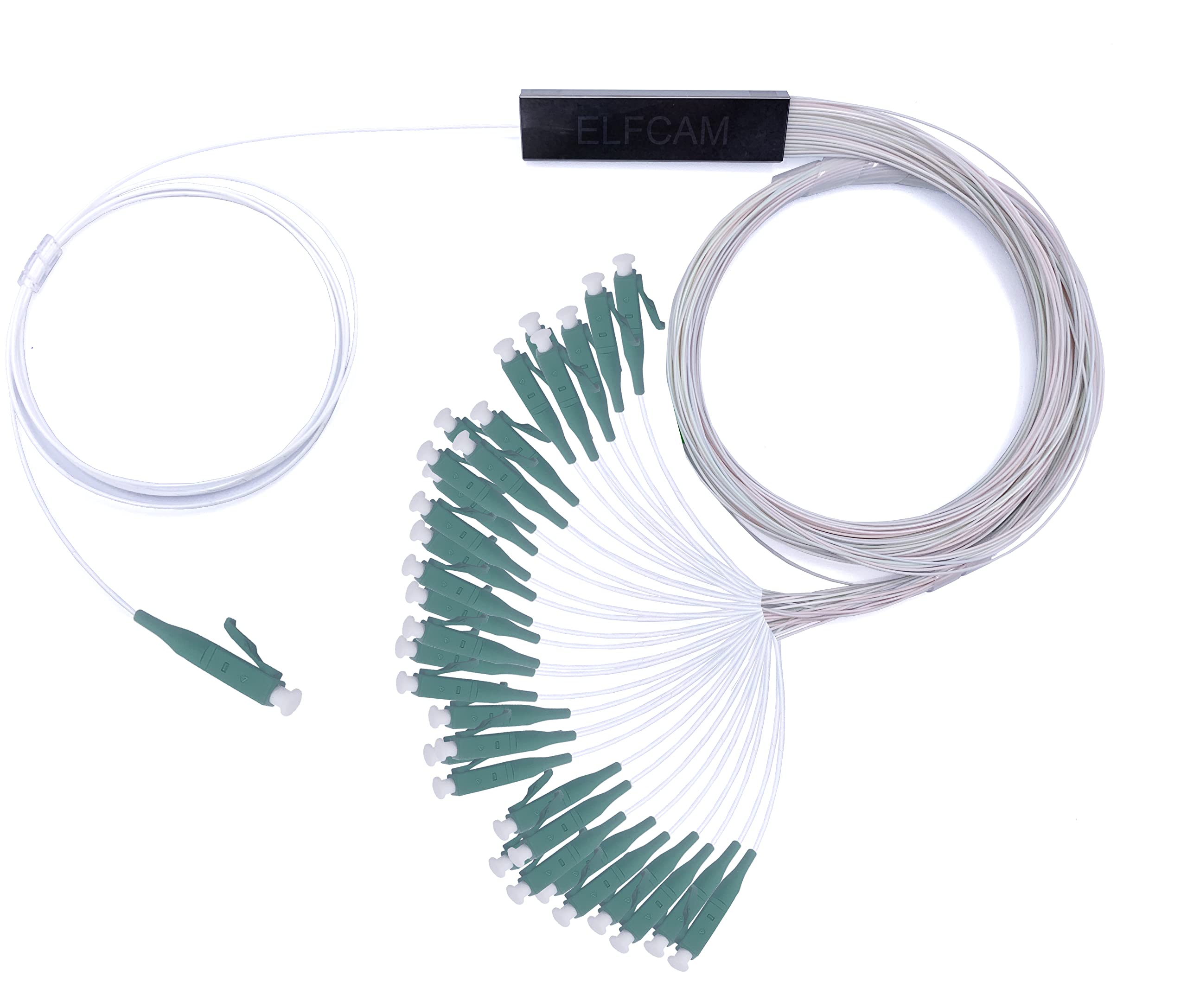 Elfcam® - Separatore Ottico del PLC del Cavo a Fibre Ottiche di 1X32 con i Connettori dello LC/APC