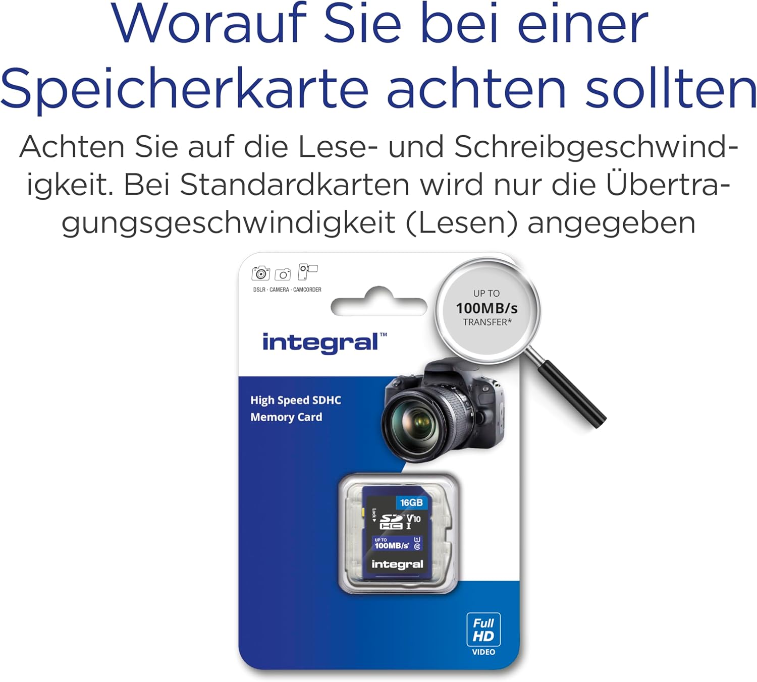 Integral 16GB SD Card High Speed SDHC Memory Card | 5 Pack | Up to 100MB/s V10 UHS-I U1 | Digital Cameras, Camcorders and SD Compatible Devices