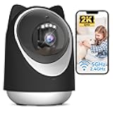 Combess Security Camera Indoor,Wi-Fi &Two-Way Audio,Indoor Camera for Home,Baby/Dog/Cat/Pet Camera with Phone App,Night Vision,Motion Tracking, Compatible with Alexa (Black)