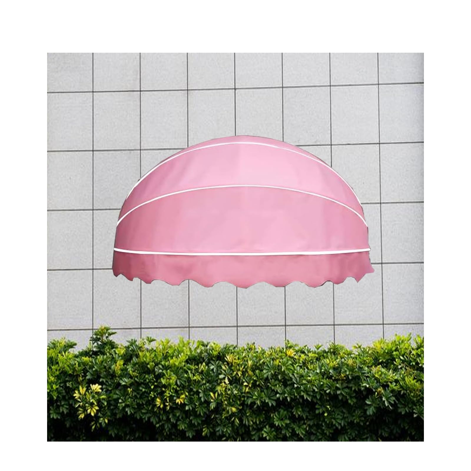 Auvent de fenêtre pliable en dôme pour porte et patio imperméable