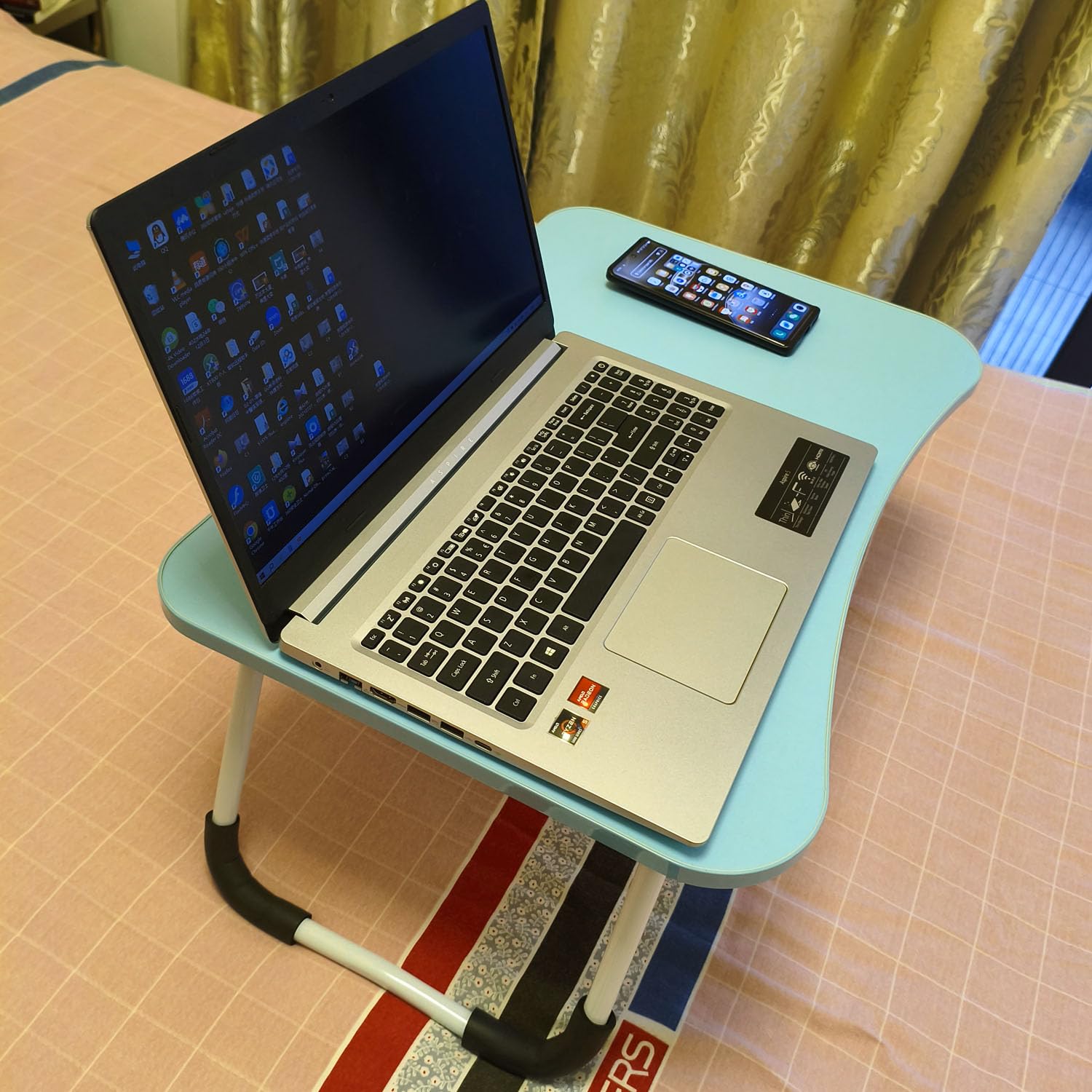CISUNG Mini Portable Desk Folding Desk Bed Desk