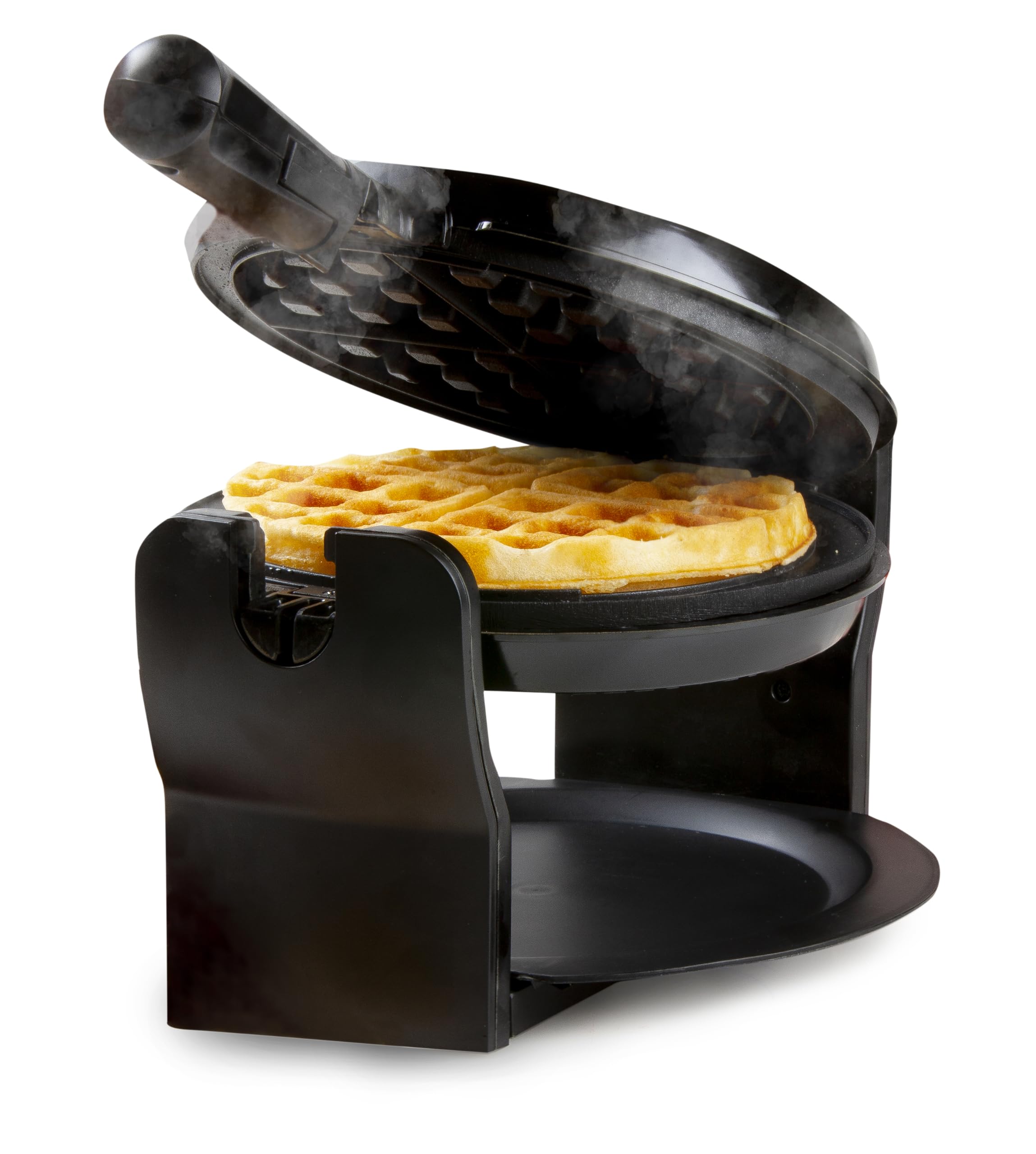 DOMO DO9223W - Gofrera antiadherente, 1 unidad, color negro