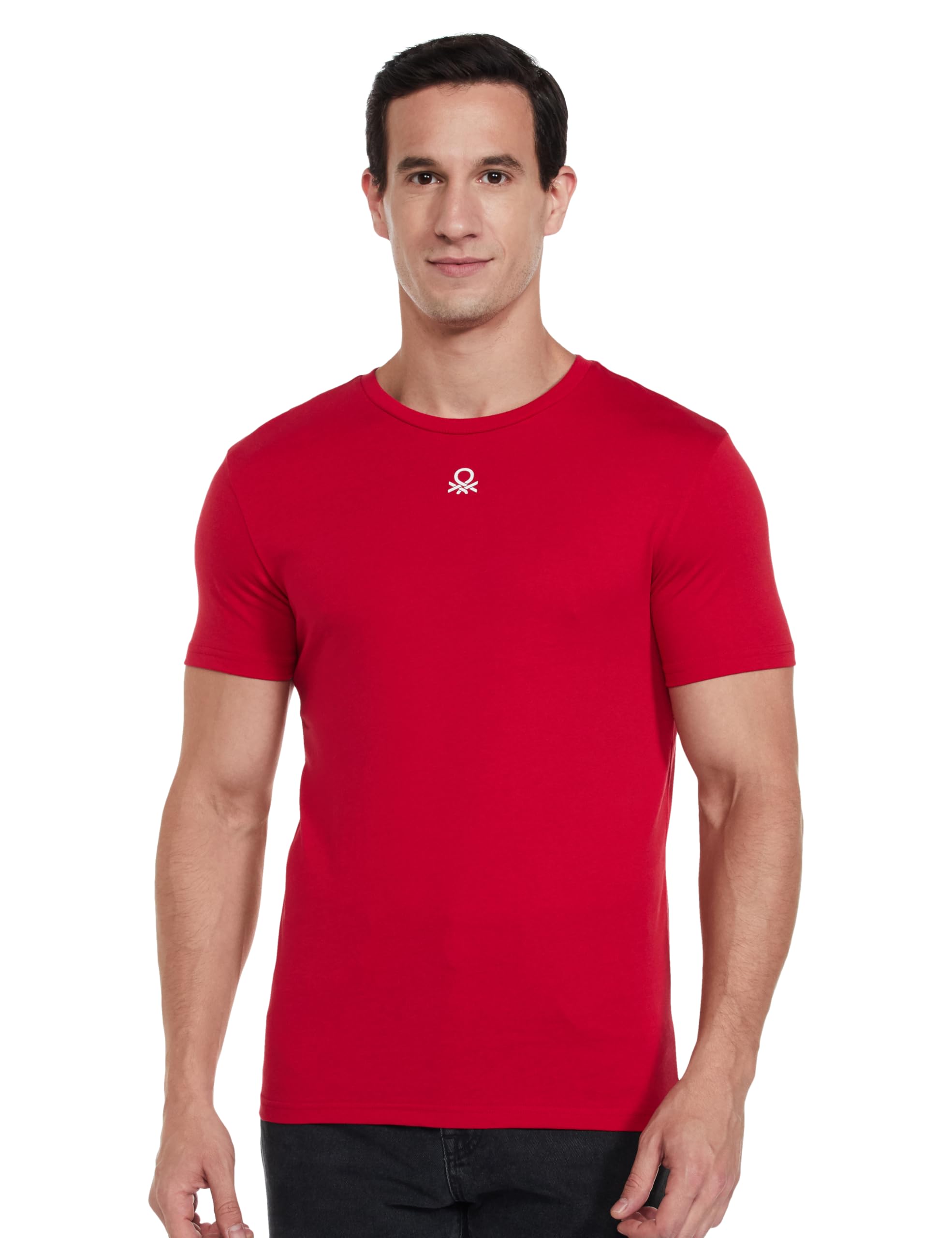 Men's Solid Regular Fit T-Shirt