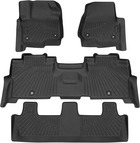 Vista 209 de Powerty Alfombras resistentes para BMW X3 2018 a 2024 y BMW X4 2019 a 2024, a medida para accesorios de X3 y X4, de elastómero termoplástico 3D
