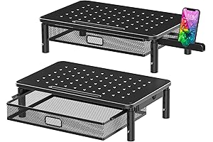 Practical Laptop Drawer 2-Pack: Elevate Your Workspace with Storage