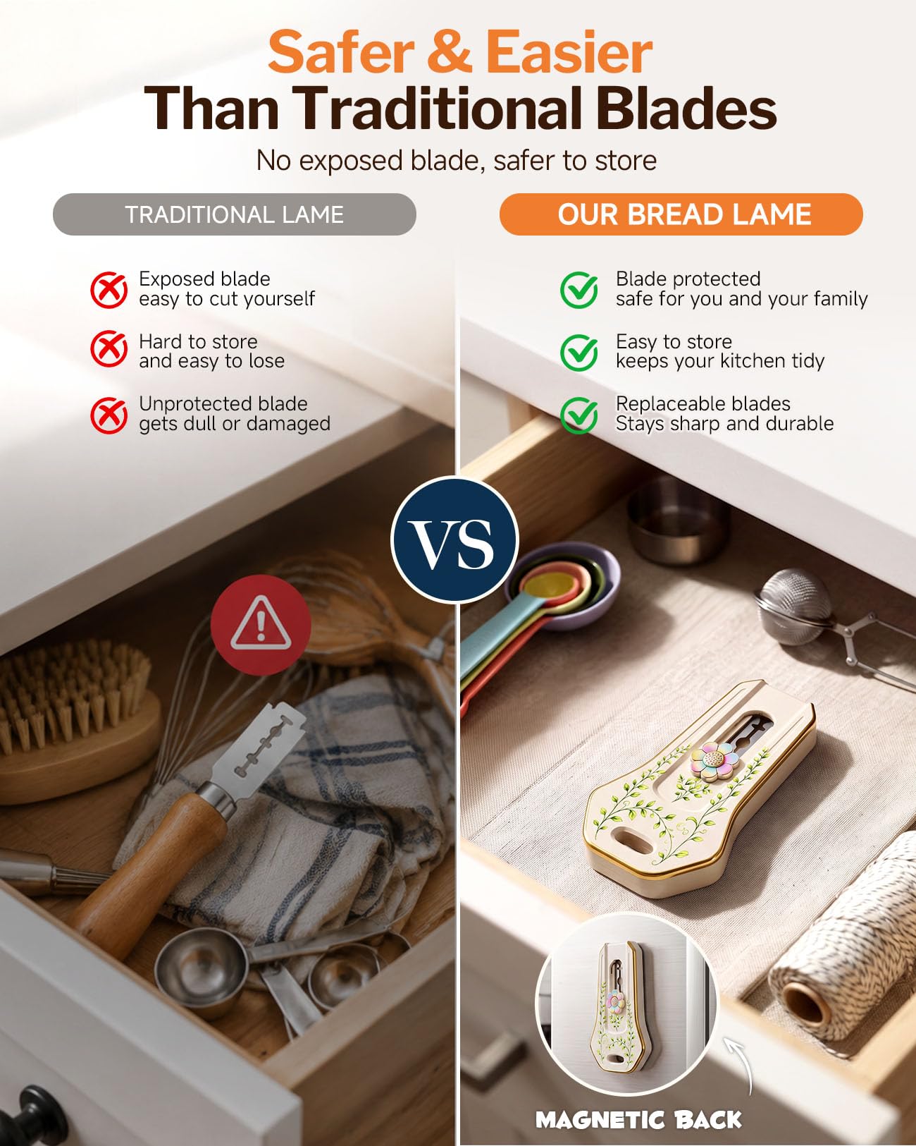 Sourdough Scoring Tool - Bread Lame for Baking -4